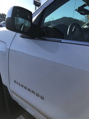 2018 Chevy Chevrolet Silverado 1500 LTZ pickup White - cars & trucks... for sale in Boone, NC – photo 7
