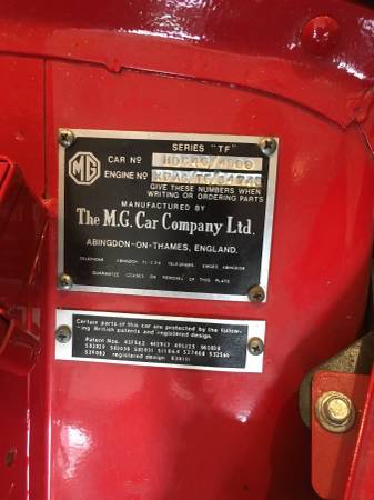 1954 MG TF for sale in Holyoke, MA – photo 8