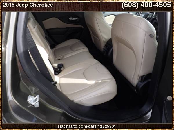 2015 Jeep Cherokee 4WD 4dr Limited with Composite/Galvanized Steel... for sale in Janesville, WI – photo 13
