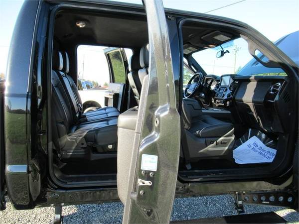 2015 FORD F250 SUPER DUTY PLATINUM, Black APPLY ONLINE->... for sale in Summerfield, SC – photo 4