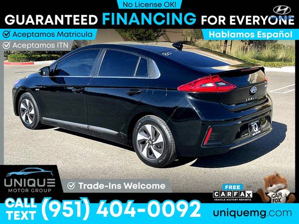 2017 Hyundai Ioniq Hybrid Blue PRICED TO SELL! - - by for sale in Corona, CA – photo 3