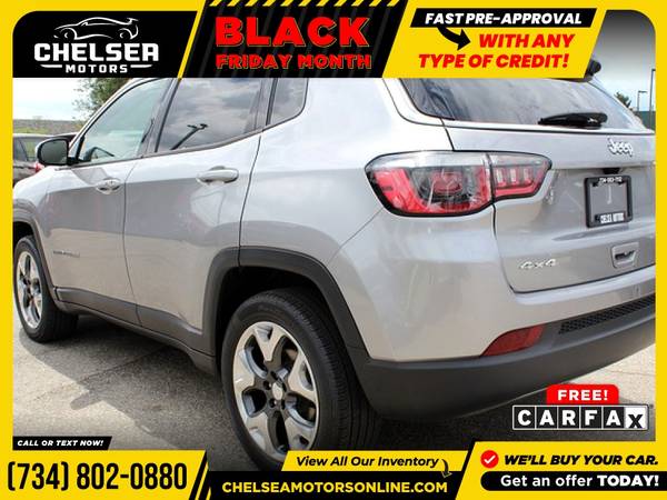 $310/mo - 2017 Jeep *New* *Compass* *Limited* - Easy Financing! -... for sale in Chelsea, MI – photo 4