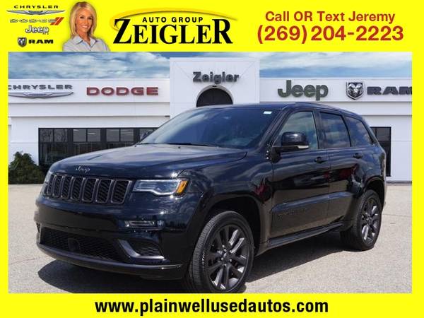 2018 Jeep Grand Cherokee Overland - - by for sale in Plainwell, MI