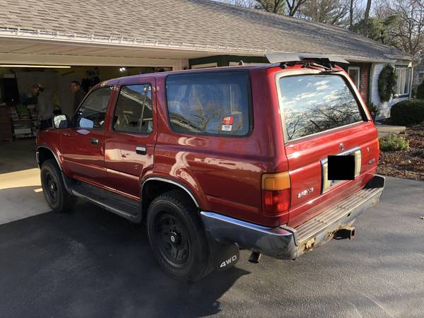 1992 Toyota 4Runner SR5 - cars & trucks - by owner - vehicle... for sale in La Grange, IL – photo 4