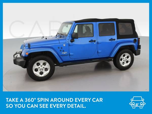 2015 Jeep Wrangler Unlimited Sahara Sport Utility 4D suv Blue for sale in Jonesboro, AR – photo 3