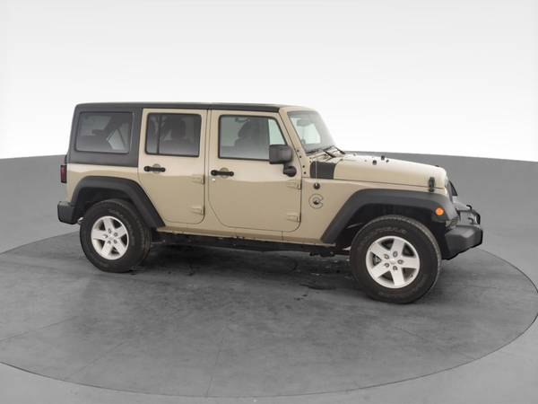 2017 Jeep Wrangler Unlimited Sport S Sport Utility 4D suv Beige - -... for sale in Beaumont, TX – photo 14