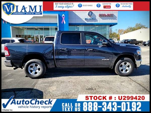2020 RAM 1500 Big Horn/Lone Star 4WD TRUCK -EZ FINANCING -LOW DOWN!... for sale in Miami, OK – photo 3