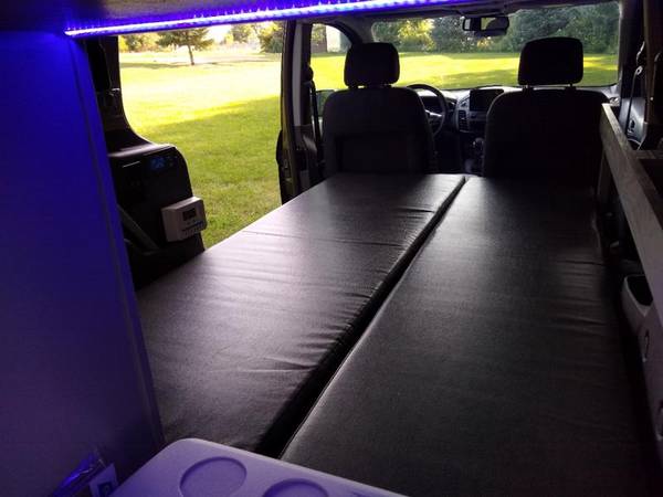 Mini-T Camper Van 2019 (black) Garageable Microwave solar wifi for sale in Lake Crystal, GA – photo 4