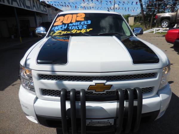 2012 SILVERADO Z71 WHITE/blck 4X4 CREWcabNEWtiresFULLYloaded..NICE!!!! for sale in Brownsville, TX – photo 18