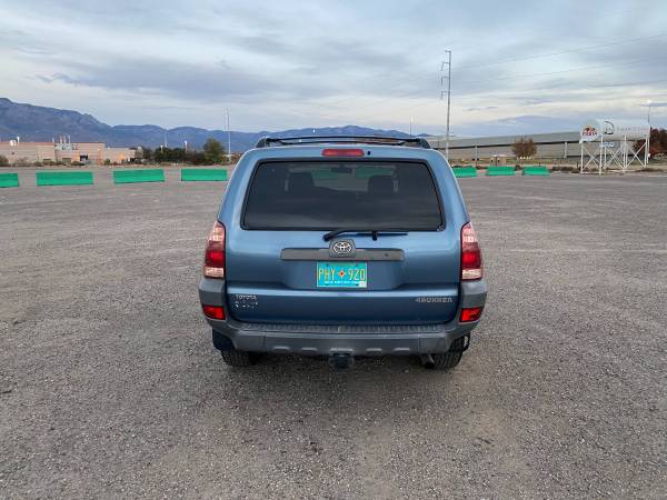 2003 Blue Toyota 4Runner SR5 - cars & trucks - by owner - vehicle... for sale in Albuquerque, NM – photo 4