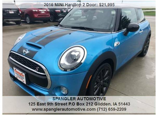 2016 MINI COOPER S*16K*HEATED LEATHER*NAV*DUAL MOONROOF*SPORTY RIDE!! for sale in Glidden, IA