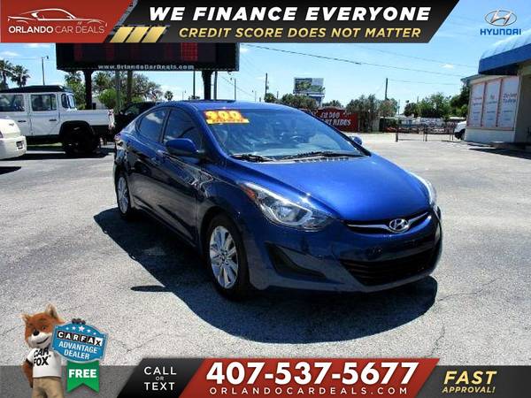 This 2016 Hyundai Elantra SE NO CREDIT CHECK LOW DOWN PAYMENTS for sale in Maitland, FL