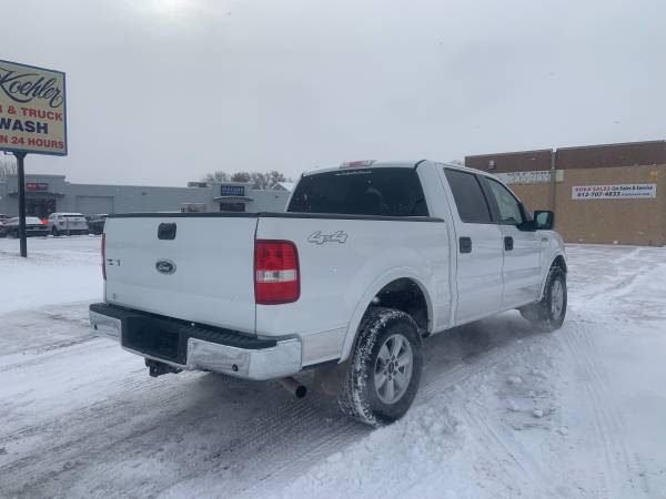 Ford F-150 Lariat 4X4Leather Sunroof heated seats White on Black for sale in Osseo, MN – photo 3