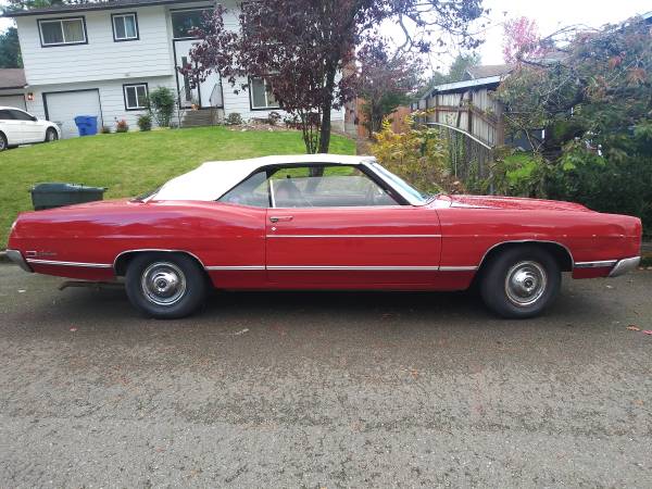 1969 FORD GALAXIE 500 CONVERT. 1-OWNER,A.C., NICE! - cars & trucks -... for sale in Kent, WA – photo 3