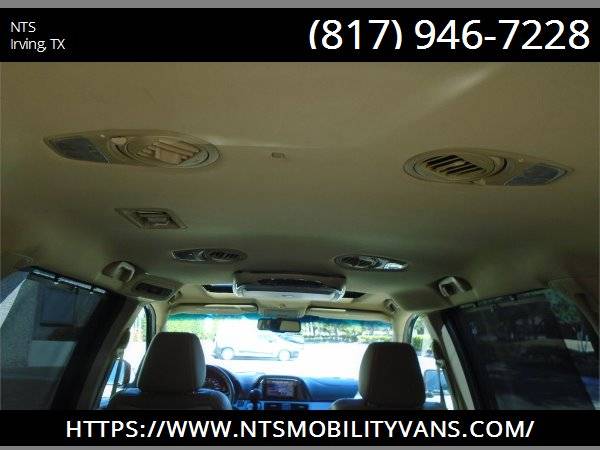 LEATHER 2010 HONDA ODYSSEY MOBILITY HANDICAPPED WHEELCHAIR RAMP VAN for sale in Irving, TN – photo 24