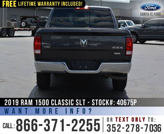 *** 2019 RAM 1500 CLASSIC SLT *** Camera - Flex Fuel - Bluetooth -... for sale in Alachua, GA – photo 6