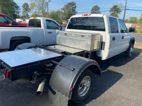 2004 Chevy 3500 HotShot Crew Cab 4x4 Duramax Diesel Dually - cars & for sale in Wallace, NC – photo 4