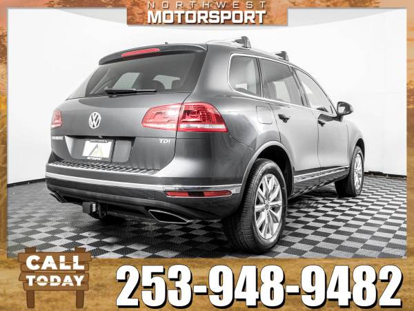 *DIESEL DISEL* 2016 *Volkswagen Touareg* TDI AWD for sale in PUYALLUP, WA – photo 5