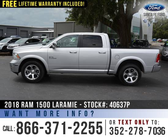 2018 RAM 1500 LARAMIE 4WD *** Apple CarPlay, SiriusXM, Bluetooth ***... for sale in Alachua, FL – photo 4