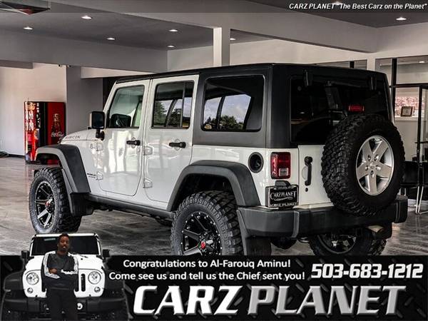 2012 Jeep Wrangler 4x4 4WD Unlimited Rubicon BRAND NEW LIFT WHEELS TIR for sale in Gladstone, OR – photo 12