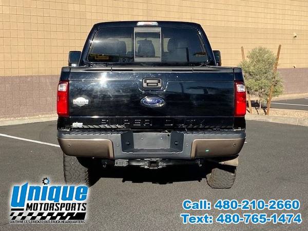 BLACK BEAUTY 2016 FORD F-350 KING RANCH CREW CAB 4X4 SHORTBED 6.7 LI... for sale in Tempe, CA – photo 5