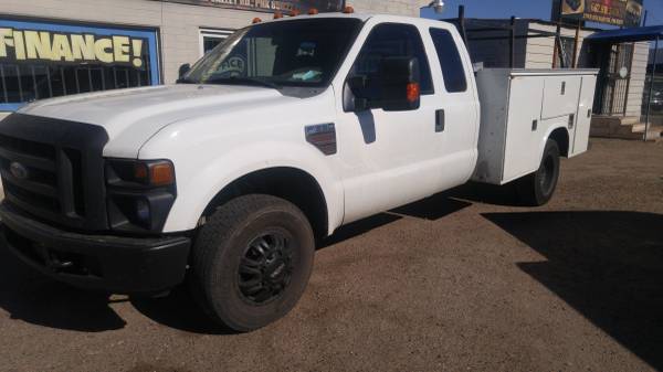 2008 FORD F-350 SUPER CAB 6.4 DIESEL DUALLY SERVICE BODY - cars &... for sale in Phoenix, AZ – photo 2