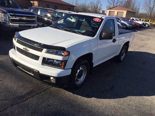 2011 Chevy Chevrolet Colorado Work Truck pickup White - cars &... for sale in Mansfield, OH – photo 7