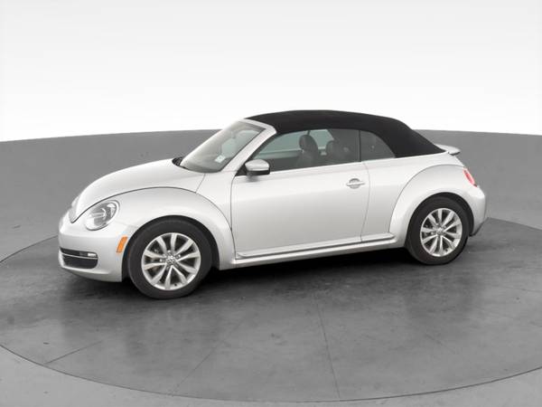 2014 VW Volkswagen Beetle TDI Convertible 2D Convertible Silver - -... for sale in Chicago, IL – photo 4