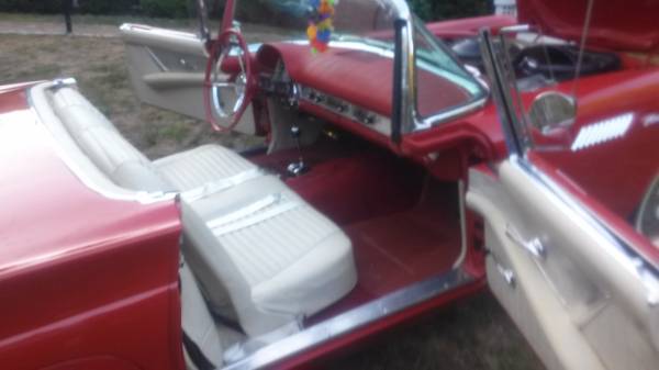 1957 Red Ford Thunderbird Convertible Body Off Resto EX CONDITION for sale in Marion, MA – photo 13
