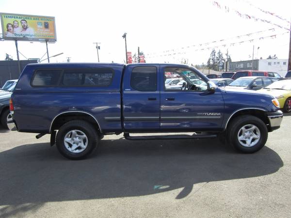 2000 Toyota Tundra Access Cab V8 Auto SR5 4X4 BLUE 2 OWNER CANOPY for sale in Milwaukie, OR – photo 6