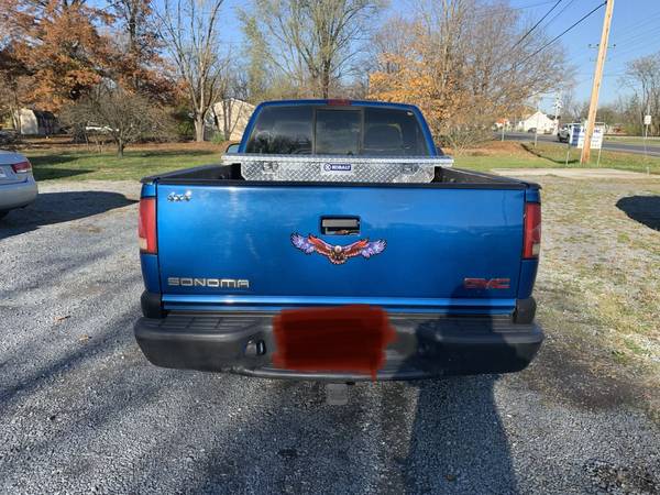 2000 GMC Sonoma Pick Up (4 WD) Manual (99K) Tow Pack - cars & trucks... for sale in Bunker Hill, WV – photo 8