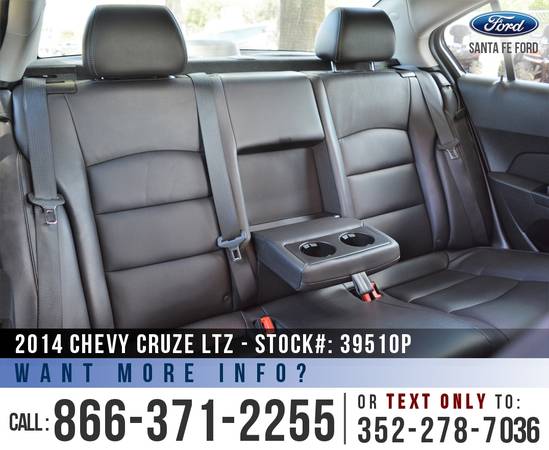 ‘14 Chevy Cruze LTZ *** Bluetooth, SiriusXM, Onstar, Remote Start *** for sale in Alachua, FL – photo 17
