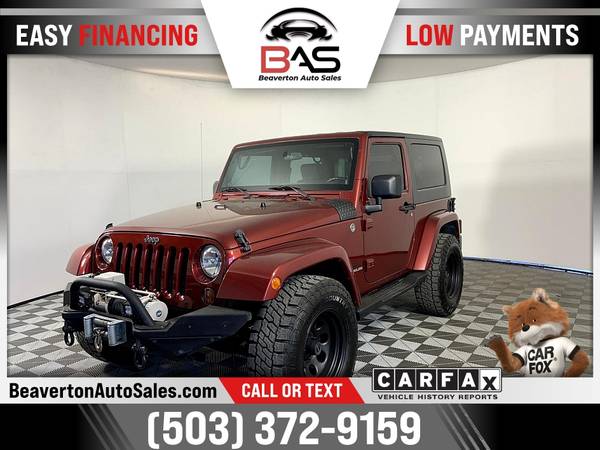 2008 Jeep Wrangler Sahara FOR ONLY 322/mo! - - by for sale in Beaverton, OR – photo 4