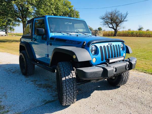 2010 *Jeep* *Wrangler* *4WD 2dr Sport* BLUE for sale in Cicero, IN – photo 5