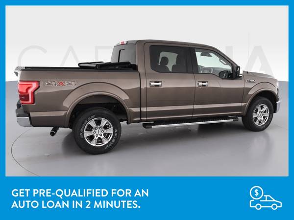 2015 Ford F150 SuperCrew Cab Lariat Pickup 4D 6 1/2 ft pickup Brown for sale in Asheville, NC – photo 9