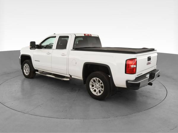 2018 GMC Sierra 1500 Double Cab SLE Pickup 4D 6 1/2 ft pickup White... for sale in Washington, District Of Columbia – photo 7