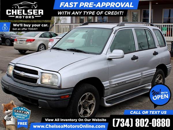 71/mo - 2001 Chevrolet Tracker LT Hard Top! 4WD! 4 WD! 4-WD! - Easy for sale in Chelsea, OH – photo 4