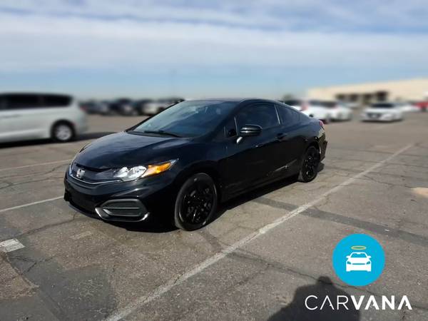 2014 Honda Civic LX Coupe 2D coupe Black - FINANCE ONLINE - cars &... for sale in Atlanta, CA – photo 3
