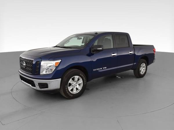 2019 Nissan Titan Crew Cab SV Pickup 4D 5 1/2 ft pickup Blue -... for sale in Fort Myers, FL – photo 3