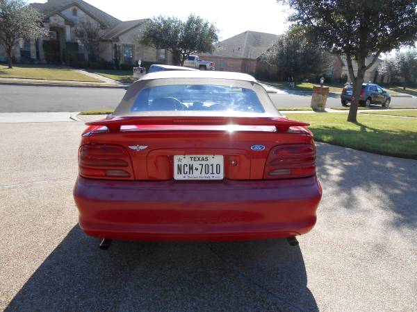 1994 Cobra Mustang Pace Car - cars & trucks - by owner - vehicle... for sale in Robinson, TX – photo 7