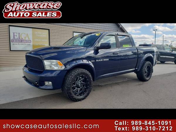 Sweet!! 2012 RAM 1500 4WD Crew Cab 140.5" Sport for sale in Chesaning, MI