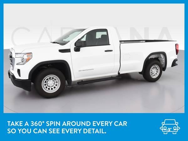 2019 GMC Sierra 1500 Regular Cab Pickup 2D 8 ft pickup White for sale in Washington, District Of Columbia – photo 3