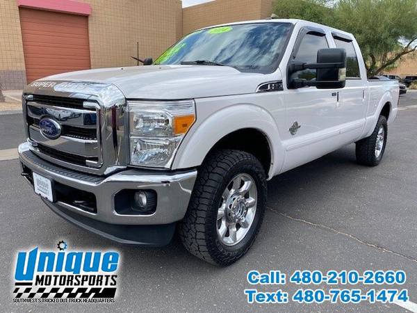 2014 FORD F-250 CREW CAB LARIAT ~ LOW MILES ~ 6.7L TURBO DIESEL TRUC... for sale in Tempe, AZ – photo 3