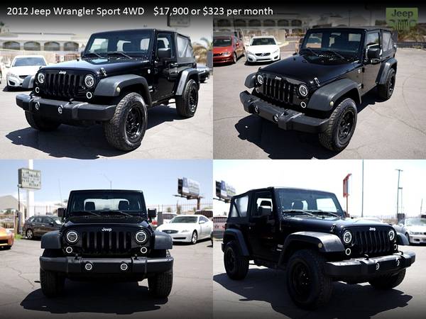 2013 Jeep Wrangler Unlimited Sport FOR ONLY 521/mo! for sale in Phoenix, AZ – photo 21