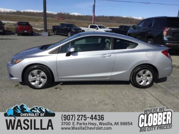 2013 Honda Civic 2dr Auto LX - - by dealer - vehicle for sale in Wasilla, AK – photo 4
