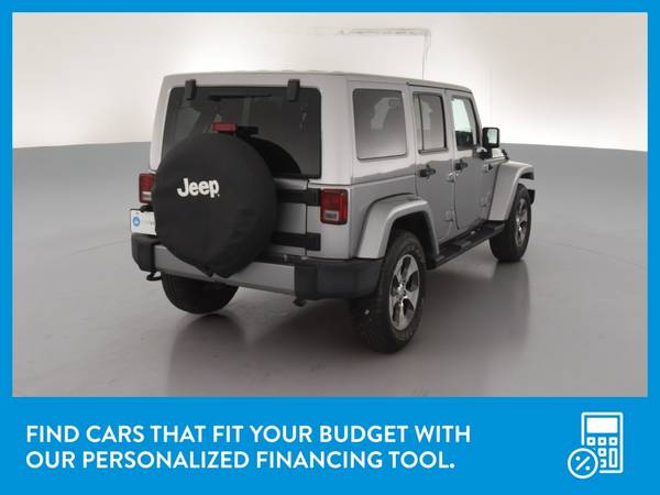 2017 Jeep Wrangler Unlimited Sahara Sport Utility 4D suv Silver for sale in Charlotte, NC – photo 8