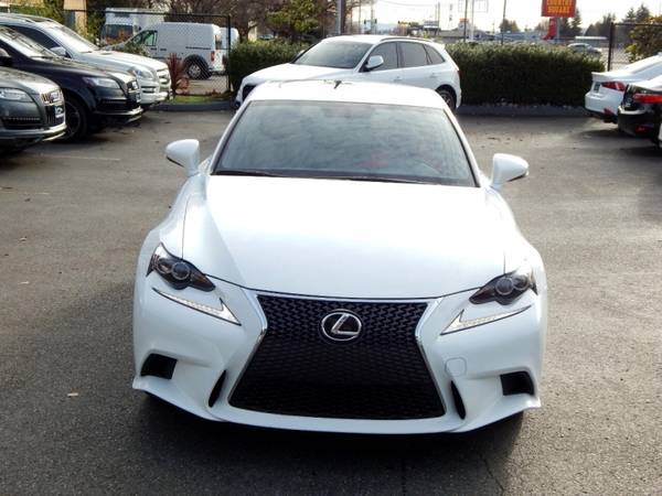 CLEAN CARFAX 1 OWNER 2014 Lexus IS 250 AWD F-Sport RARE WHITE/RED for sale in Auburn, WA – photo 11