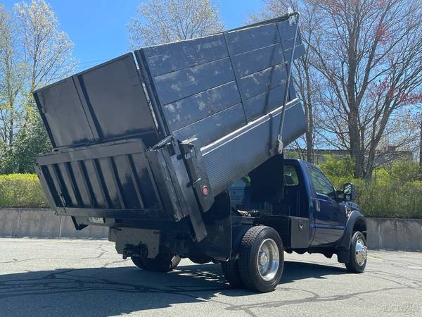08 Ford F550 XL Dump Truck High Sides Lift Gate Diesel 119K SK: 13939 for sale in Boston, MA – photo 8