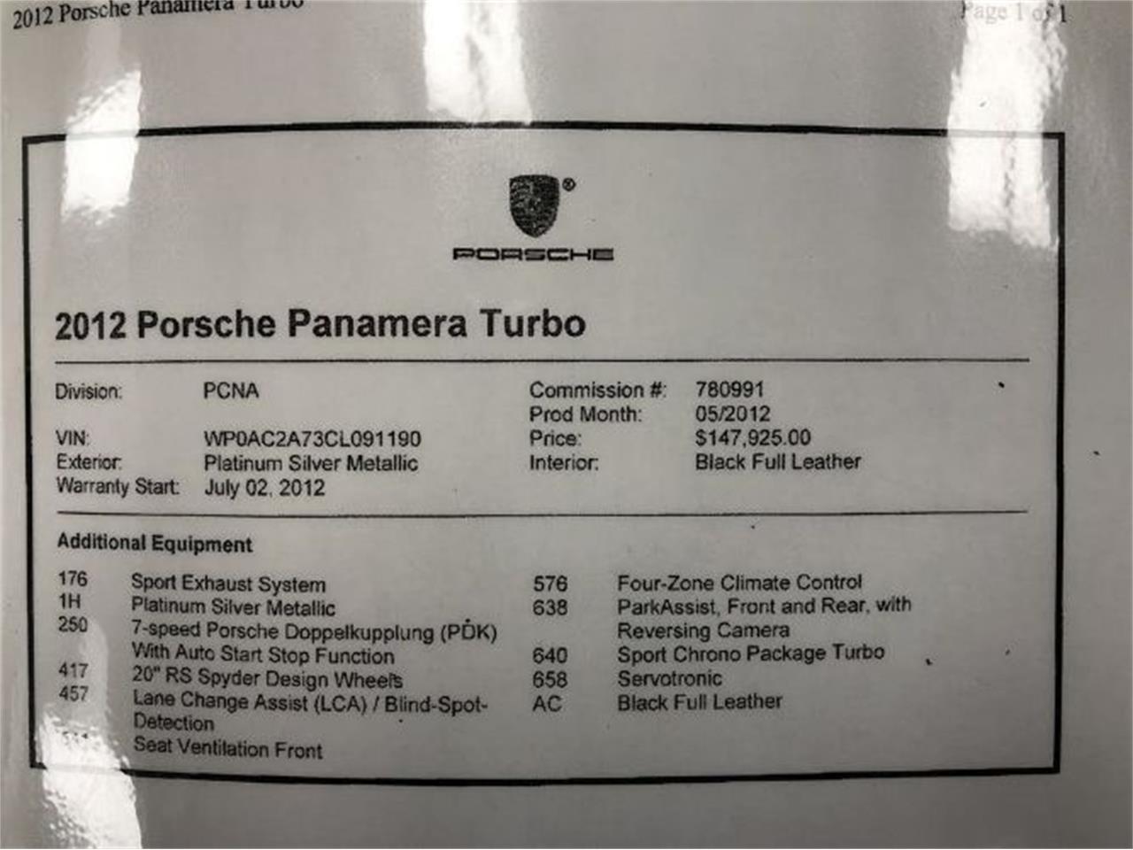 2012 Porsche Panamera for sale in Cadillac, MI – photo 9