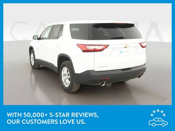 2020 Chevy Chevrolet Traverse LS Sport Utility 4D suv White for sale in Van Nuys, CA – photo 6